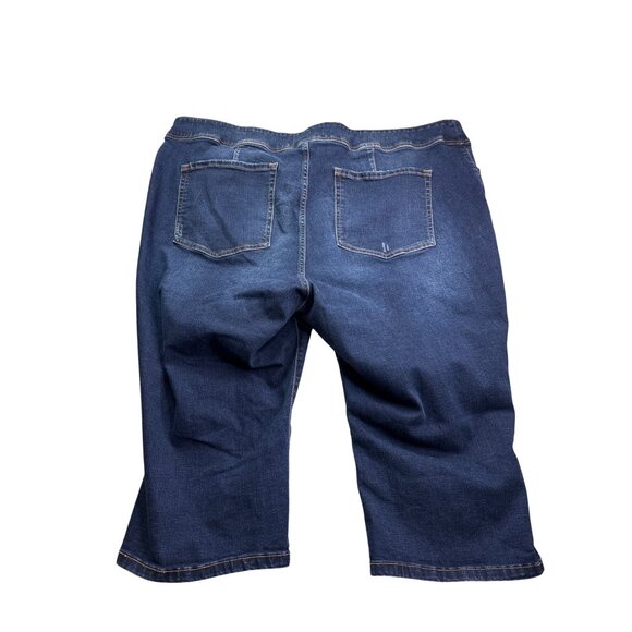 Lane Bryant Womens Flex Magic Waistband High-Rise Jegging Crop Jeans Size 28 - Picture 2 of 3